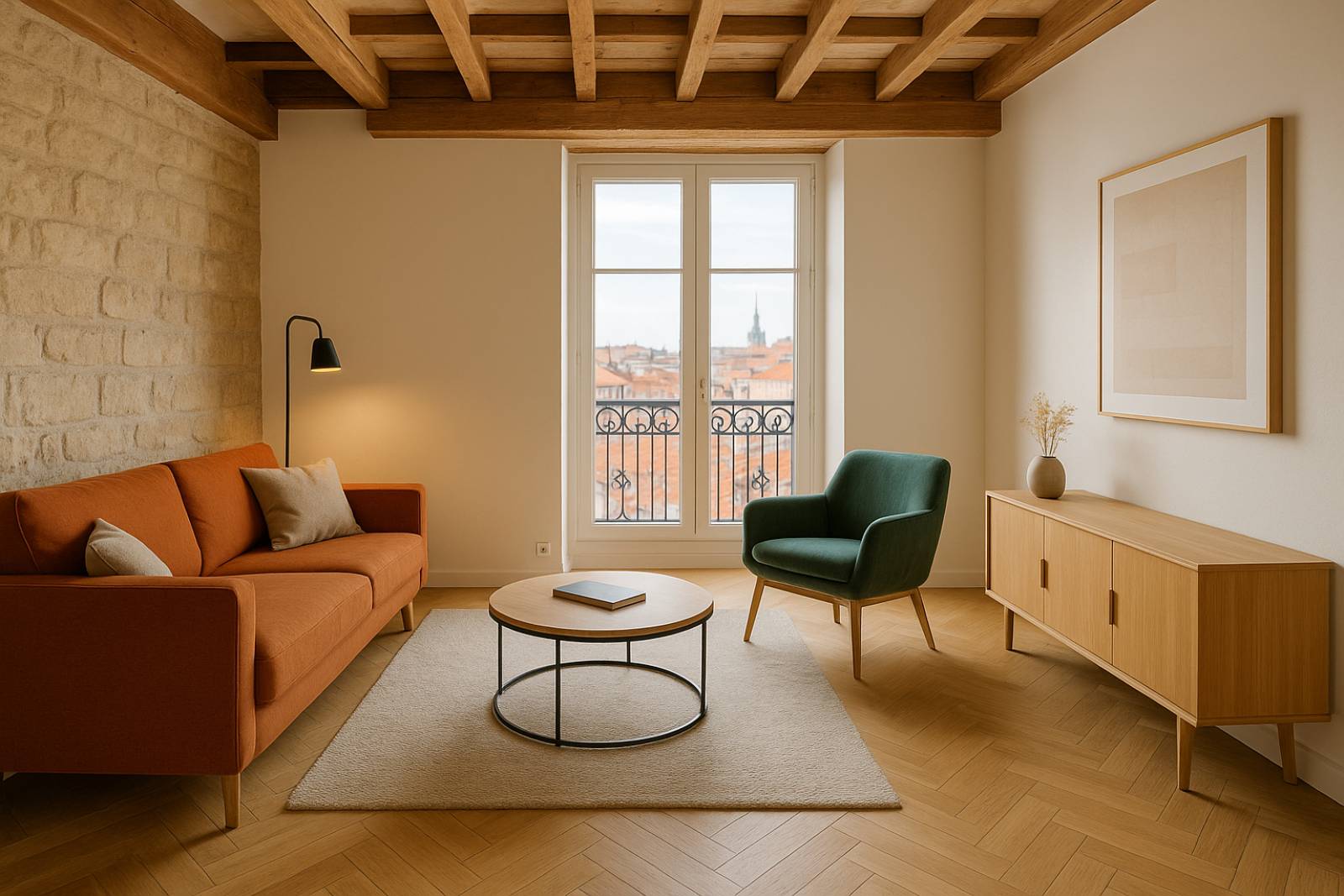 Réhabilitation d’appartement canut à Lyon 4
