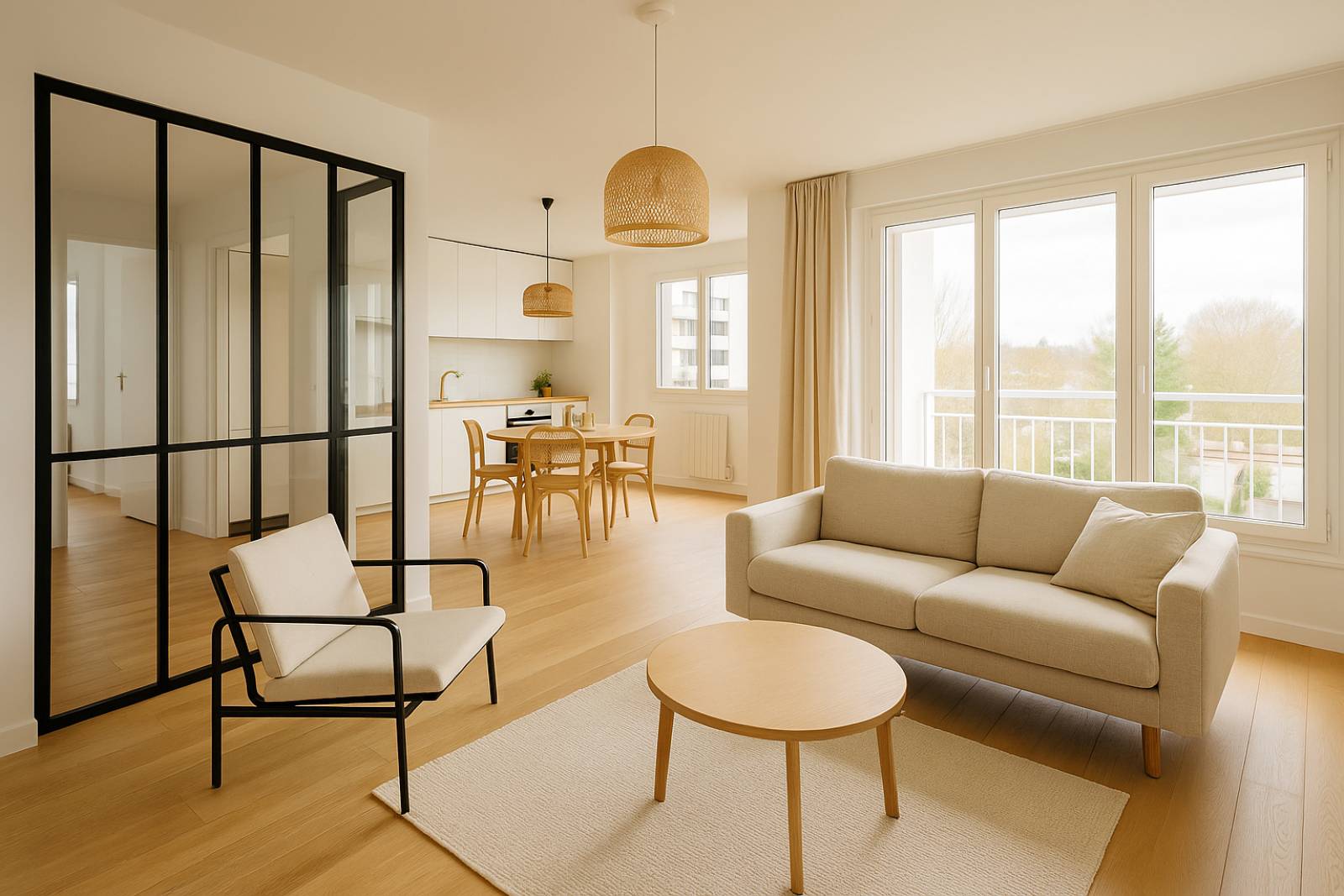 Rénovation d’un appartement année 70 à Lyon