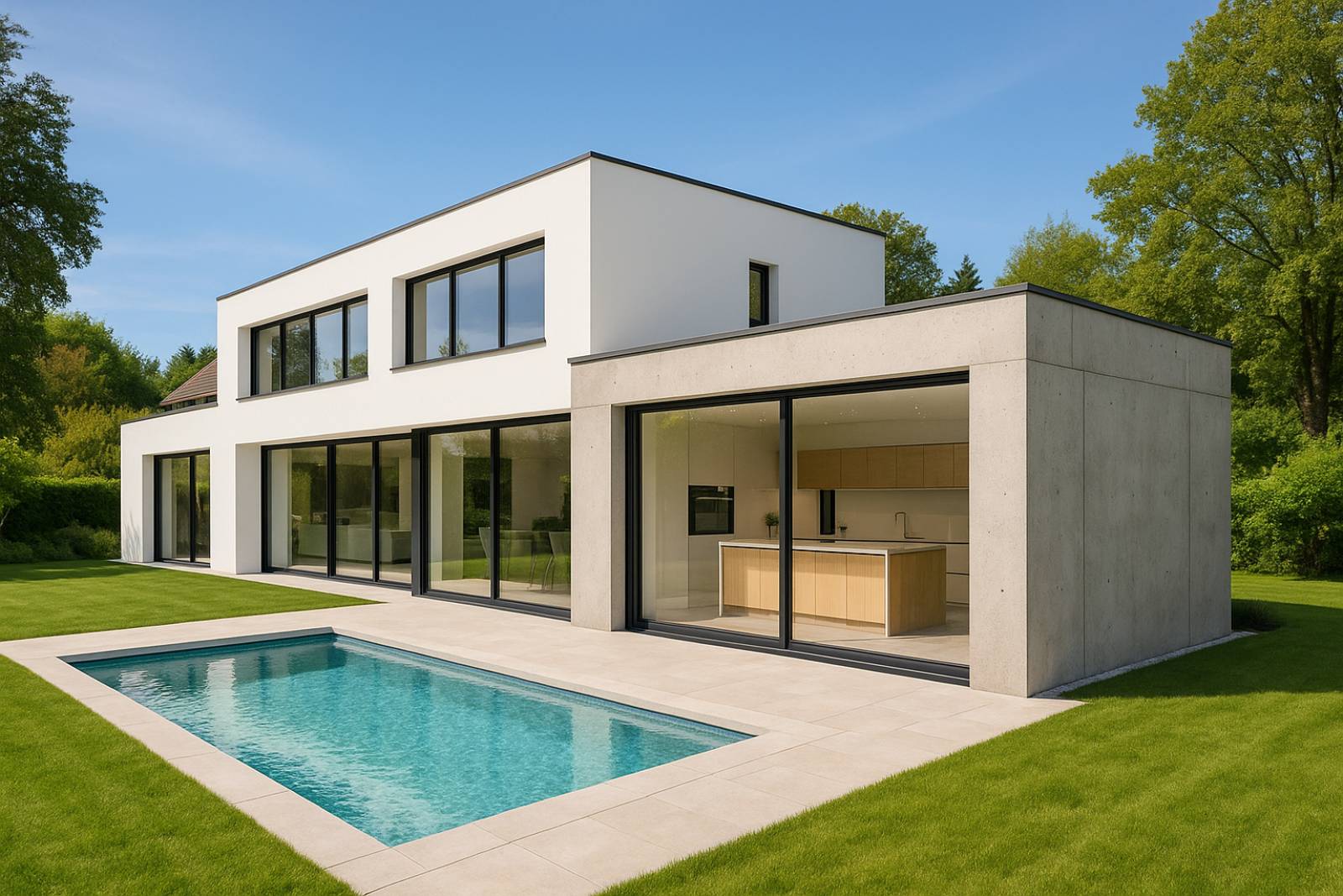 Extension latérale de maison en Isère