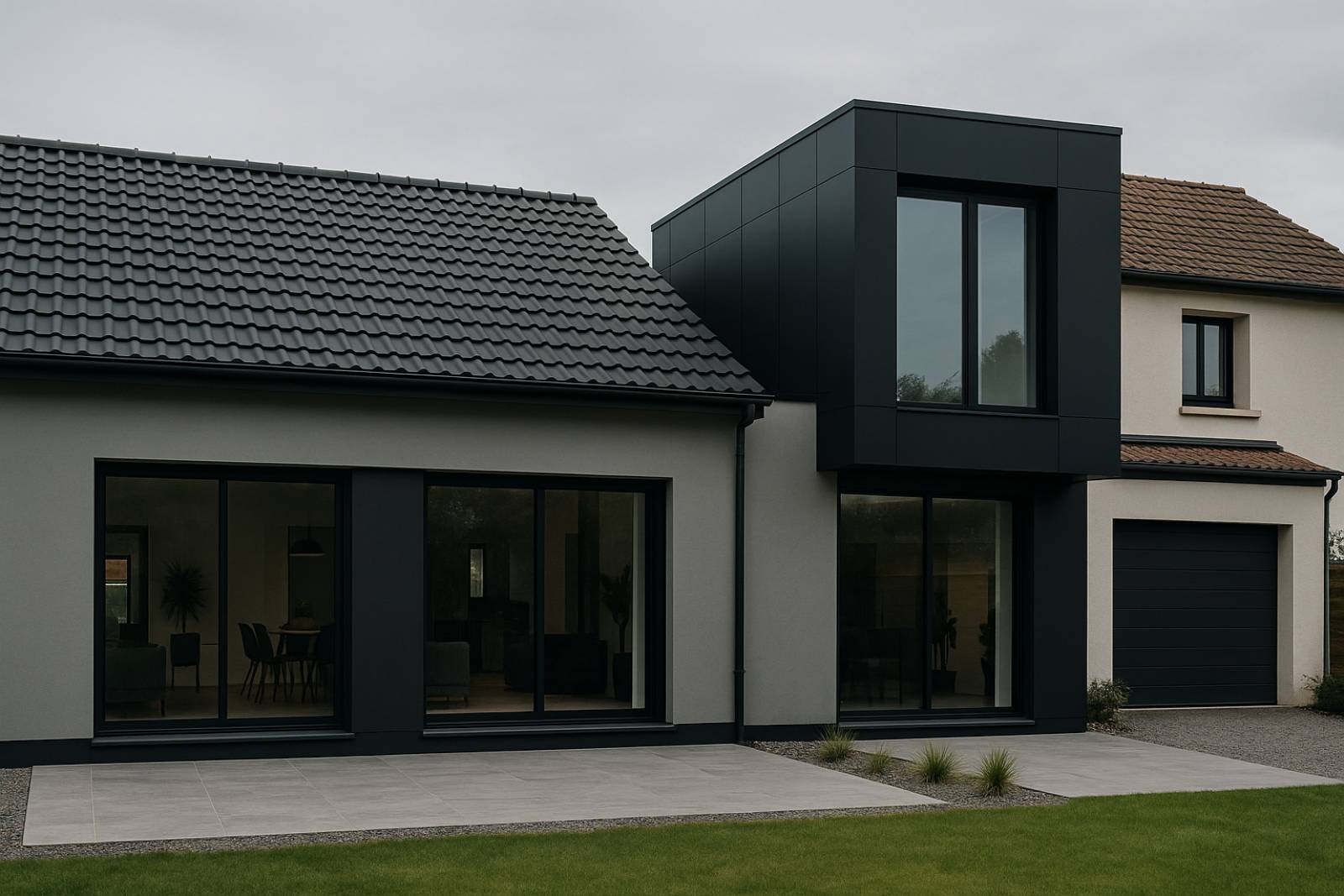 Rénovation d'une maison année 80 à Dardilly à côté de Lyon