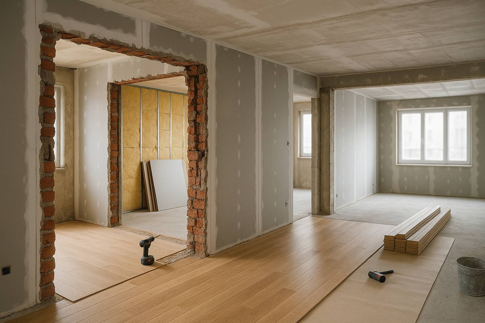 Travaux de rénovation pilotés par notre maitre d'oeuvre d'exécution à Lyon