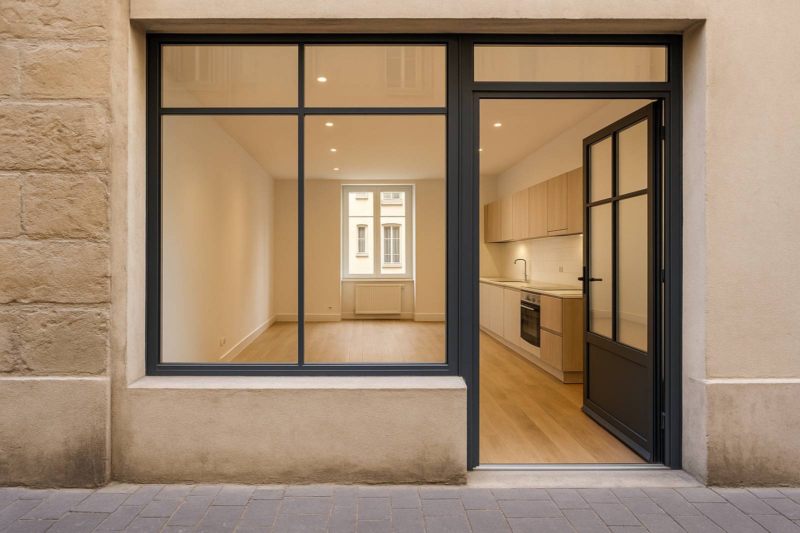 Transformation d'un local commercial en logement à Lyon