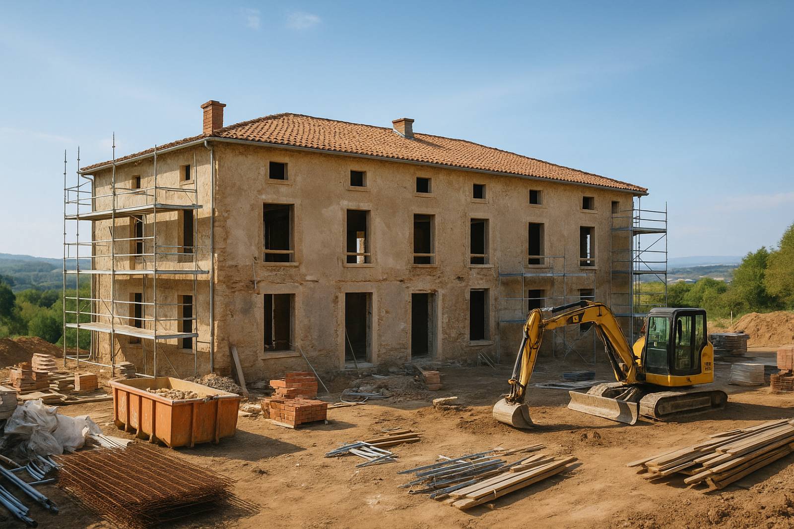 Maitre d'oeuvre pour transformer une maison en immeuble à Lyon